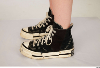 Ashley black sneakers casual foot 0003.jpg